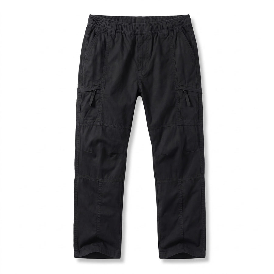 Men’s Organic Cotton Cargo Pants Relaxed Fit Multi Pocket, product photo 6
