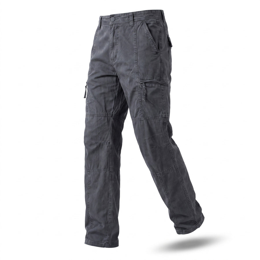 Men’s Organic Cotton Cargo Pants Relaxed Fit Multi Pocket, product photo 7
