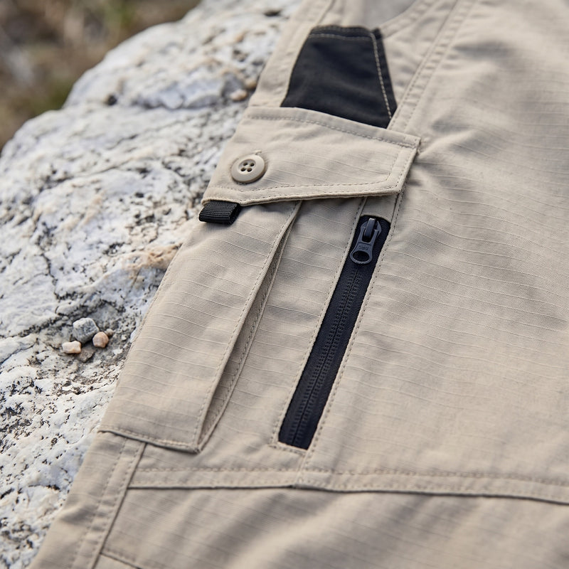 Men's Outdoor Pants DWR Coated Windproof Quick Dry Cargo Trousers, product photo 4