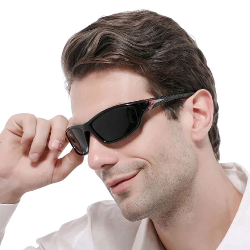 Men’s Polarized Sports Sunglasses UV Protection Lightweight Outdoor Eyewear – product view 4 | Great Lakes Outdoor