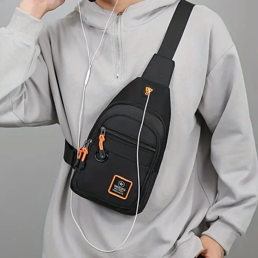 Men’s Shoulder Bag Water Resistant Outdoor Crossbody Sling Pack – product view 5 | Great Lakes Outdoor