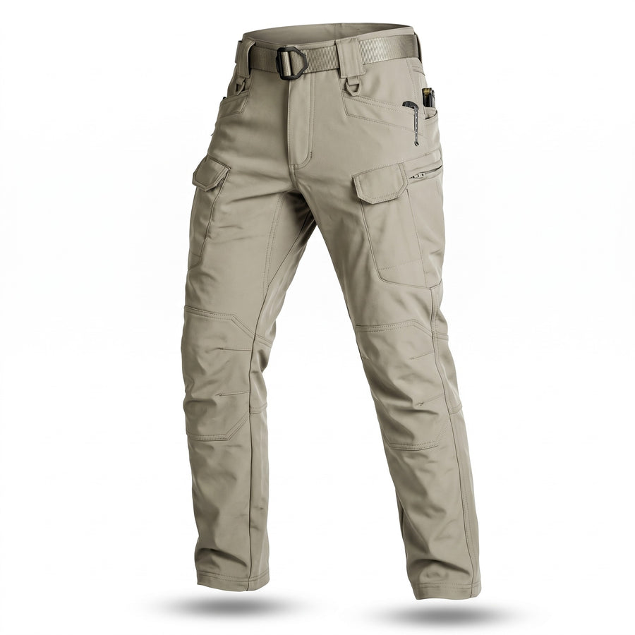Men's Stretch Cargo Pants Micro Elastane Multi Pocket Hiking Trousers, product photo 1