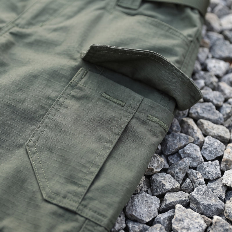 Men's Tactical Cargo Pants Reinforced Multi Pocket Work Trousers, product photo 4