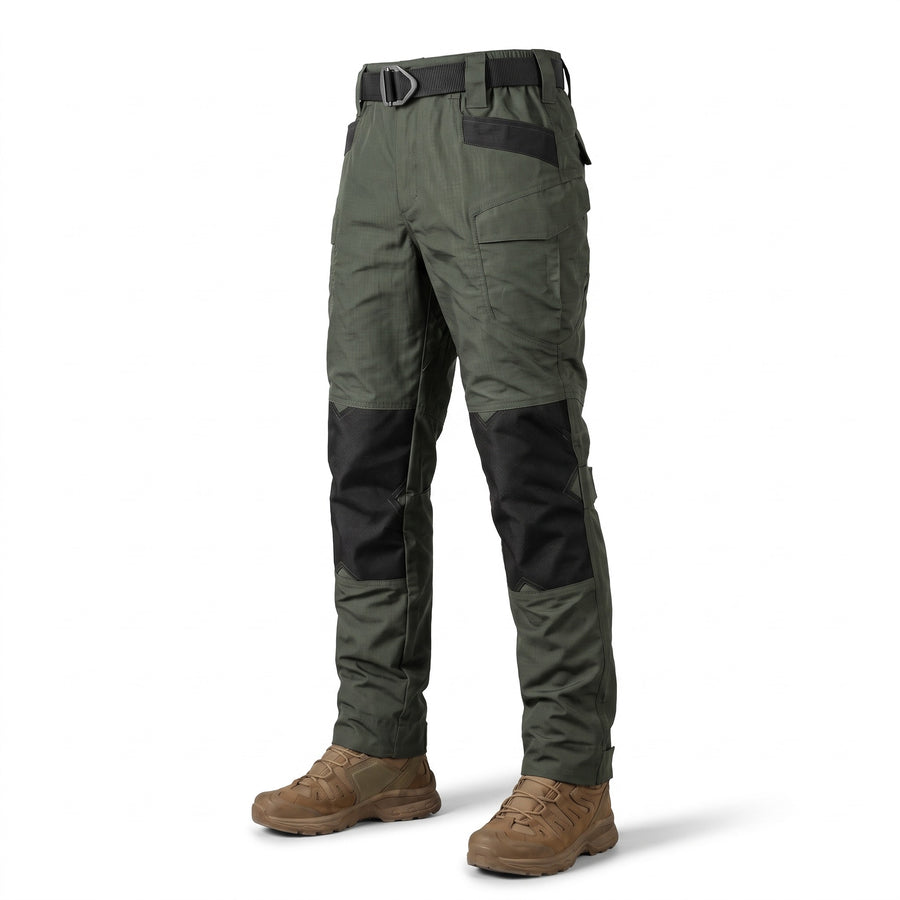 Men's Tactical Cargo Trousers Reinforced Pockets Durable Hiking Pants, product photo 1