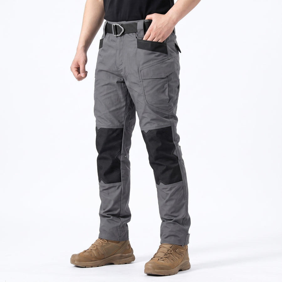 Men's Tactical Cargo Trousers Reinforced Pockets Durable Hiking Pants, product photo 6