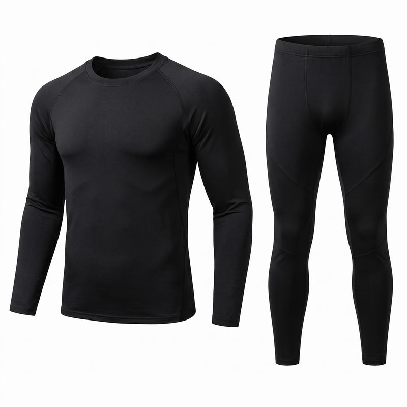 Men's Thermal Base Layer Set High Stretch Top and Bottoms, product photo 6