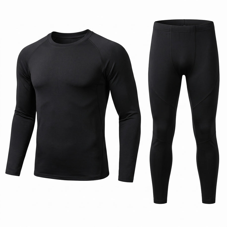 Men's Thermal Base Layer Set High Stretch Top and Bottoms, product photo 6