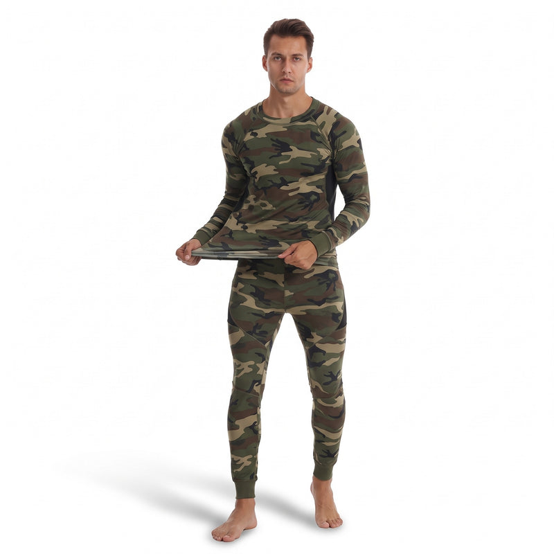 Men's Thermal Base Layer Set High Stretch Top and Bottoms, product photo 7