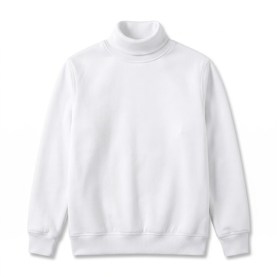 Men's Thermal Top High Neck Long Sleeve Warm Base Layer Pullover, product photo 6