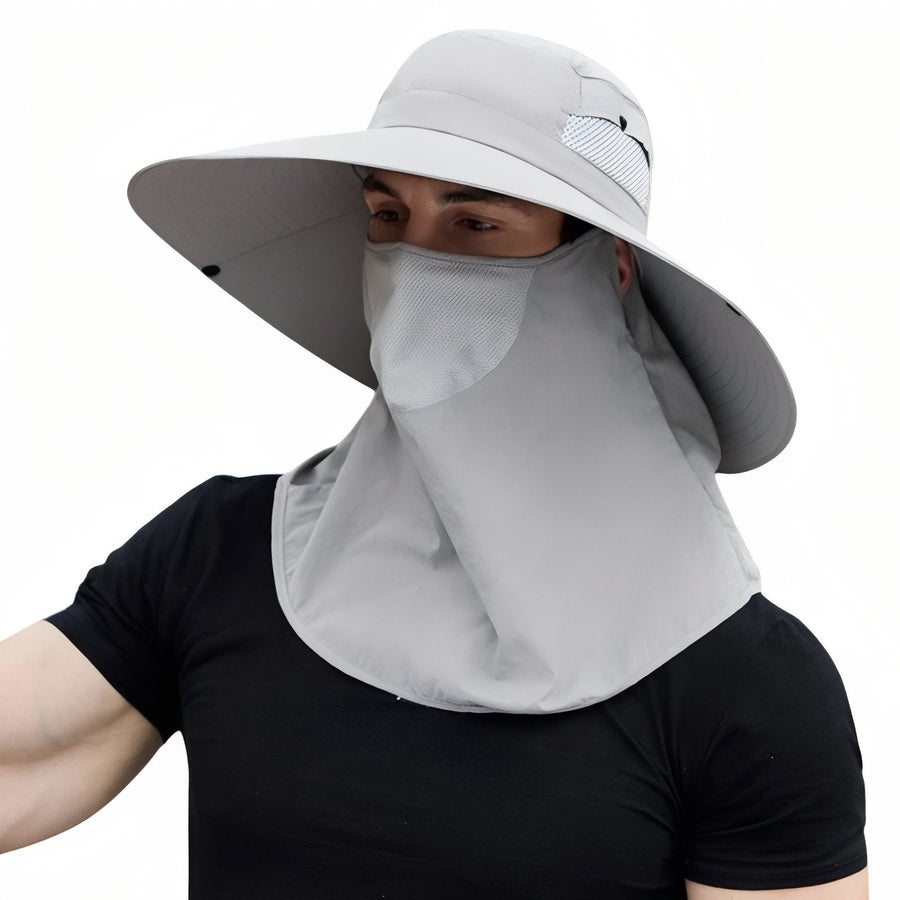 Men's UV Protection Hiking Hat Wide Brim Breathable Sun Cap – product view 11 | Great Lakes Outdoor