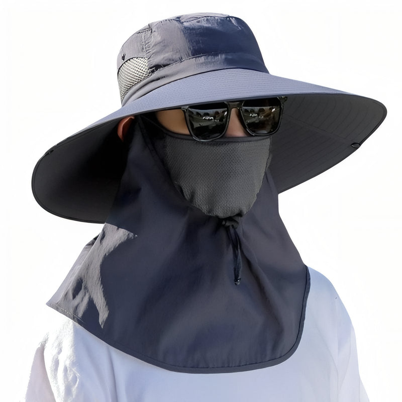 Men's UV Protection Hiking Hat Wide Brim Breathable Sun Cap – product view 13 | Great Lakes Outdoor