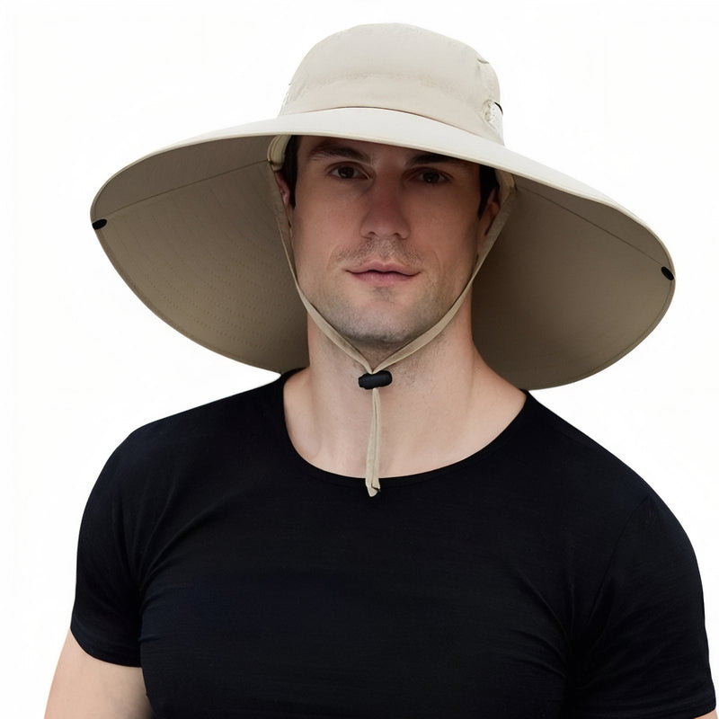 Men's UV Protection Hiking Hat Wide Brim Breathable Sun Cap – product view 15 | Great Lakes Outdoor