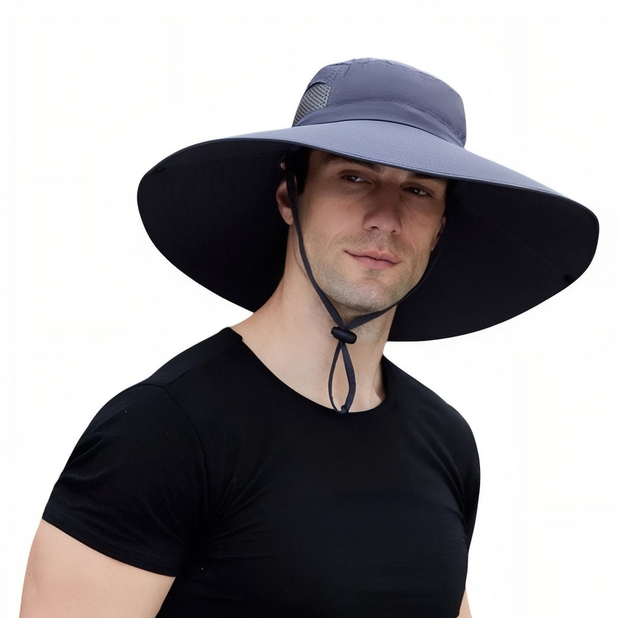 Men's UV Protection Hiking Hat Wide Brim Breathable Sun Cap – product view 17 | Great Lakes Outdoor