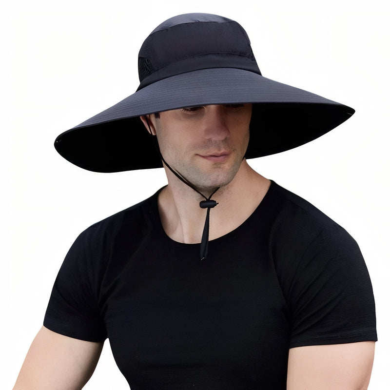 Men's UV Protection Hiking Hat Wide Brim Breathable Sun Cap – product view 18 | Great Lakes Outdoor