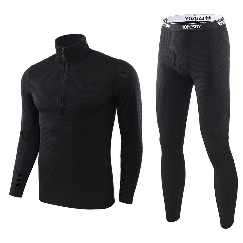 Men's Warm Fleece Underwear Tactical Sports Shapewear Set – product view 10 | Great Lakes Outdoor