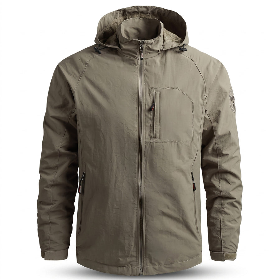 Men’s Waterproof Breathable Jacket Lightweight Spring Rain Shell, product photo 1