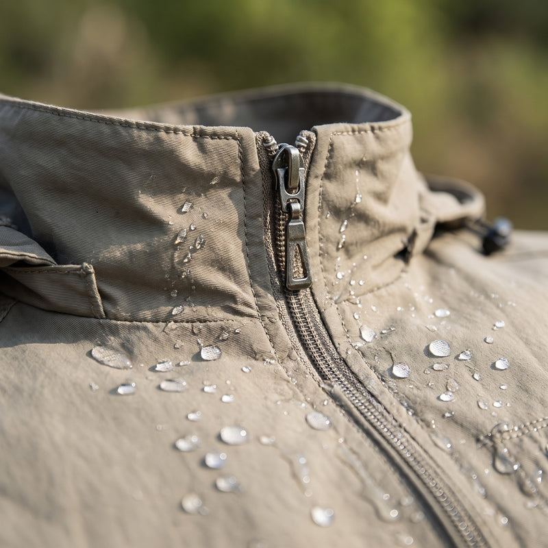 Men’s Waterproof Breathable Jacket Lightweight Spring Rain Shell, product photo 4