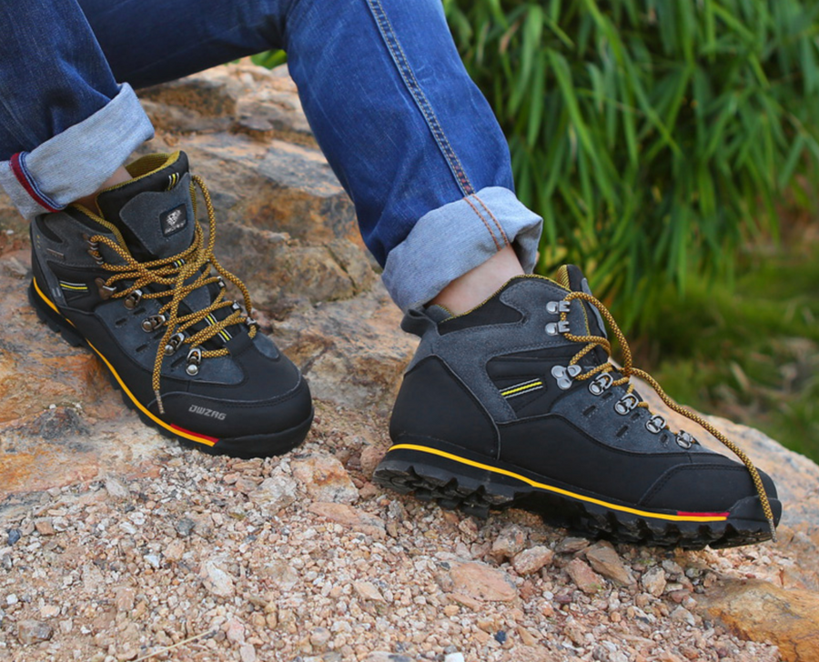 Men's Waterproof Hiking Boots All-Weather Outdoor Trekking Shoes – product view 9 | Great Lakes Outdoor
