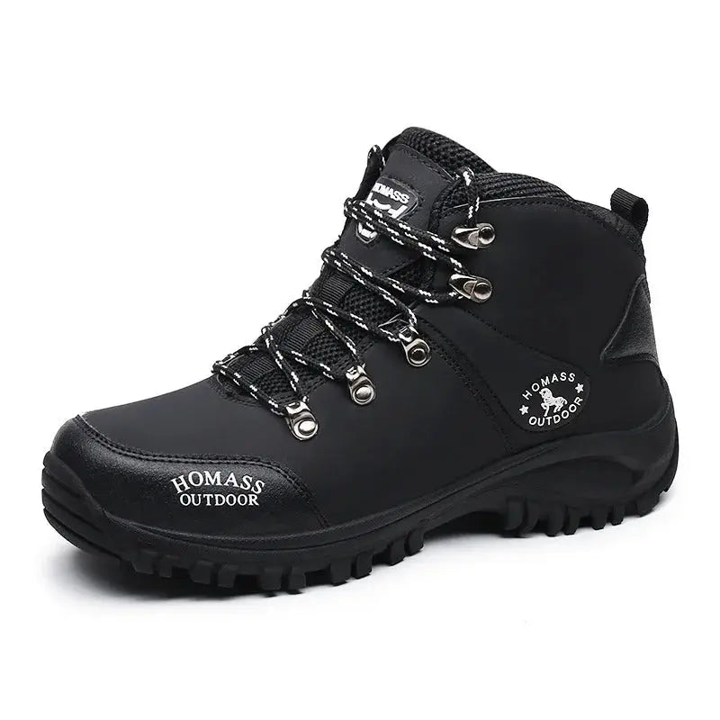 Men’s Waterproof Hiking Boots Wide Fit Supportive Outdoor Shoes – product view 5 | Great Lakes Outdoor