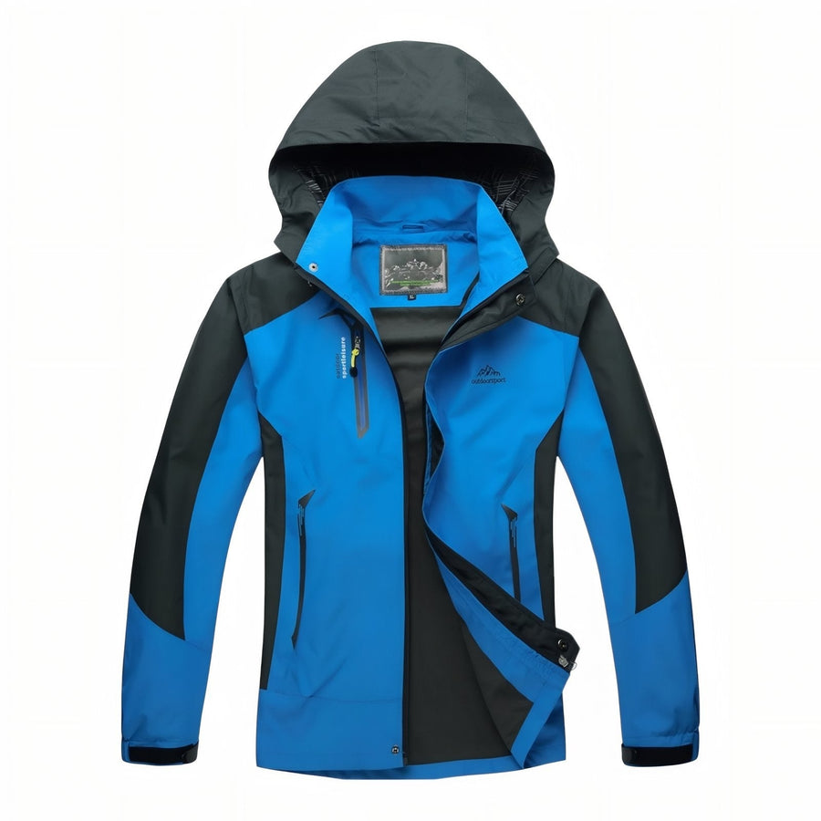 Men's Waterproof Hiking Jacket Breathable Windproof Outdoor Shell – product view 4 | Great Lakes Outdoor