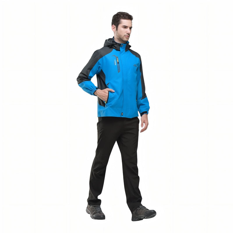 Men's Waterproof Hiking Jacket Breathable Windproof Outdoor Shell – product view 5 | Great Lakes Outdoor