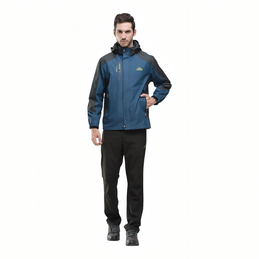 Men's Waterproof Hiking Jacket Breathable Windproof Outdoor Shell – product view 8 | Great Lakes Outdoor