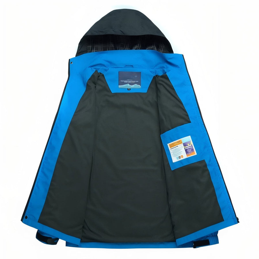 Men's Waterproof Hiking Jacket Breathable Windproof Outdoor Shell – product view 10 | Great Lakes Outdoor