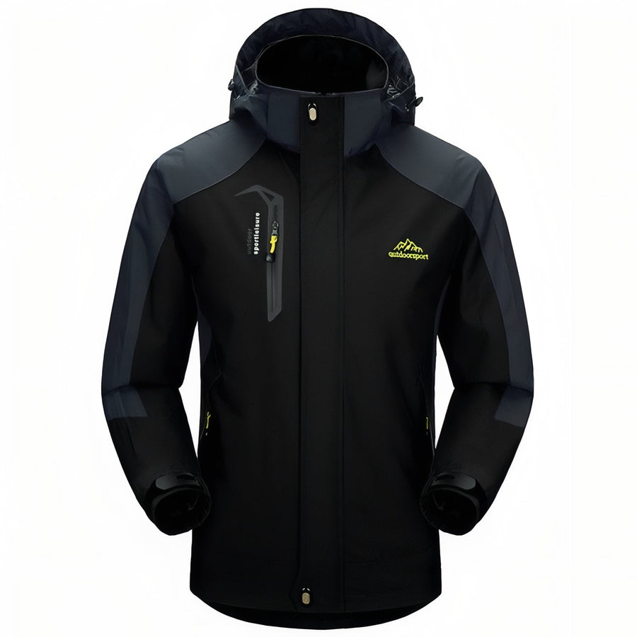 Men's Waterproof Hiking Jacket Breathable Windproof Outdoor Shell – product view 14 | Great Lakes Outdoor