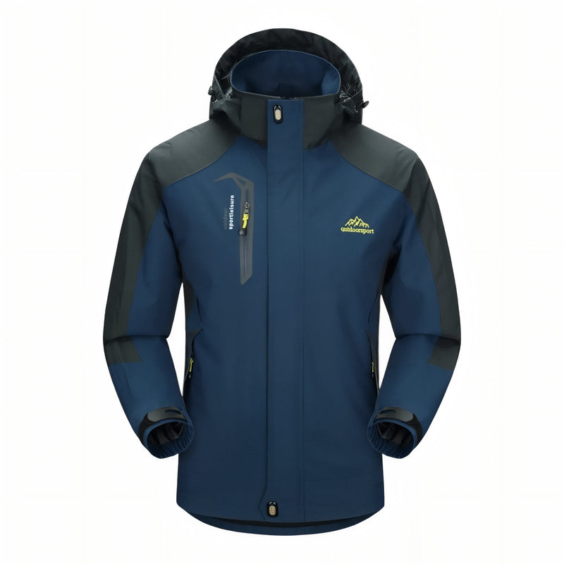 Men's Waterproof Hiking Jacket Breathable Windproof Outdoor Shell – product view 15 | Great Lakes Outdoor