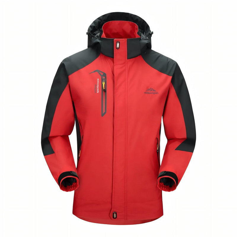 Men's Waterproof Hiking Jacket Breathable Windproof Outdoor Shell – product view 17 | Great Lakes Outdoor