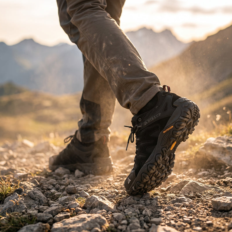 Men’s Waterproof Hiking Shoes Breathable Cushioned Mountain Trekking, product photo 3