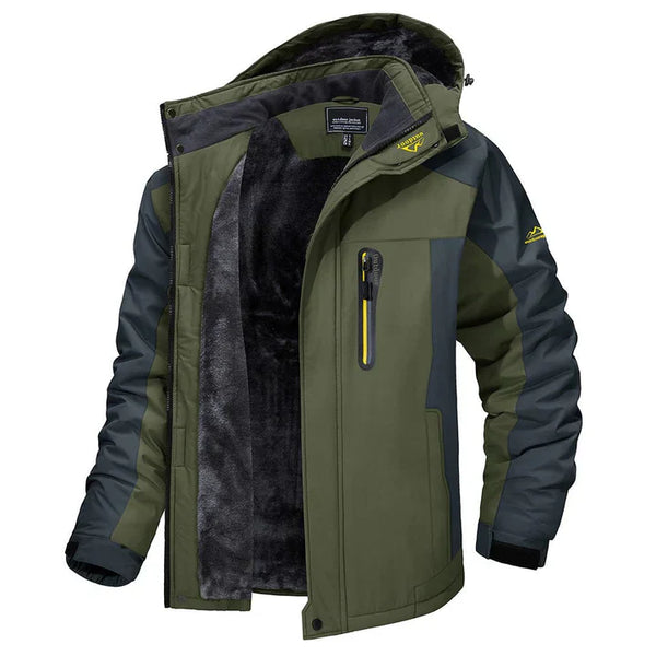 Men’s Waterproof Windproof Winter Jacket Insulated Outdoor Coat