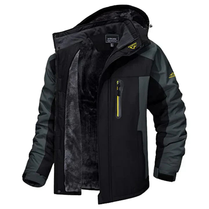 Men’s Waterproof Windproof Winter Jacket Insulated Outdoor Coat – product view 2 | Great Lakes Outdoor