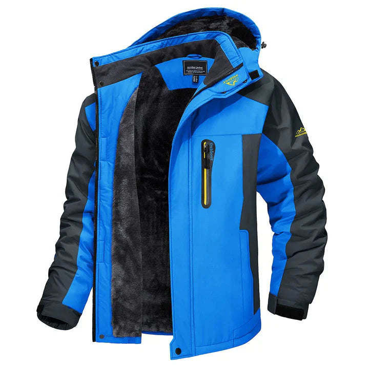 Men’s Waterproof Windproof Winter Jacket Insulated Outdoor Coat – product view 3 | Great Lakes Outdoor
