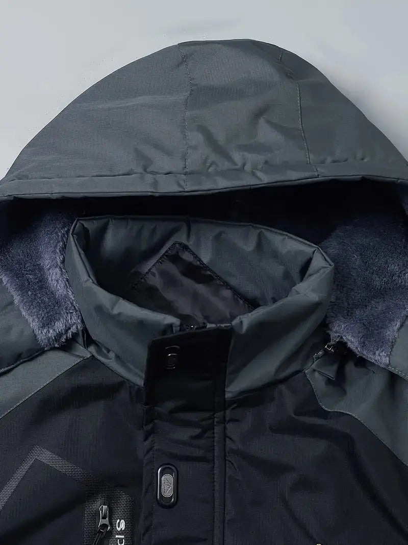Men’s Waterproof Windproof Winter Jacket Insulated Outdoor Coat – product view 4 | Great Lakes Outdoor