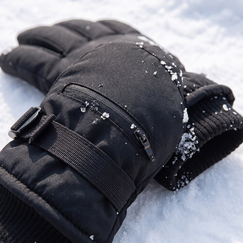 Men's Waterproof Winter Gloves Thinsulate Lined Windproof Non Slip Grip, product photo 4