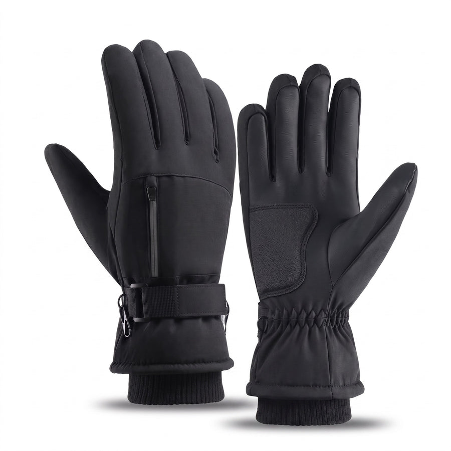 Men's Waterproof Winter Gloves Thinsulate Lined Windproof Non Slip Grip, product photo 6