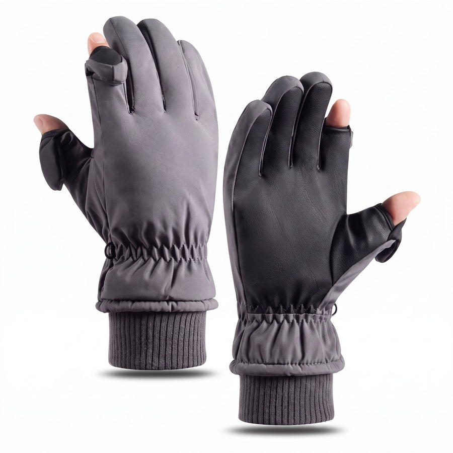 Men's Waterproof Winter Gloves Thinsulate Lined Windproof Non Slip Grip, product photo 8