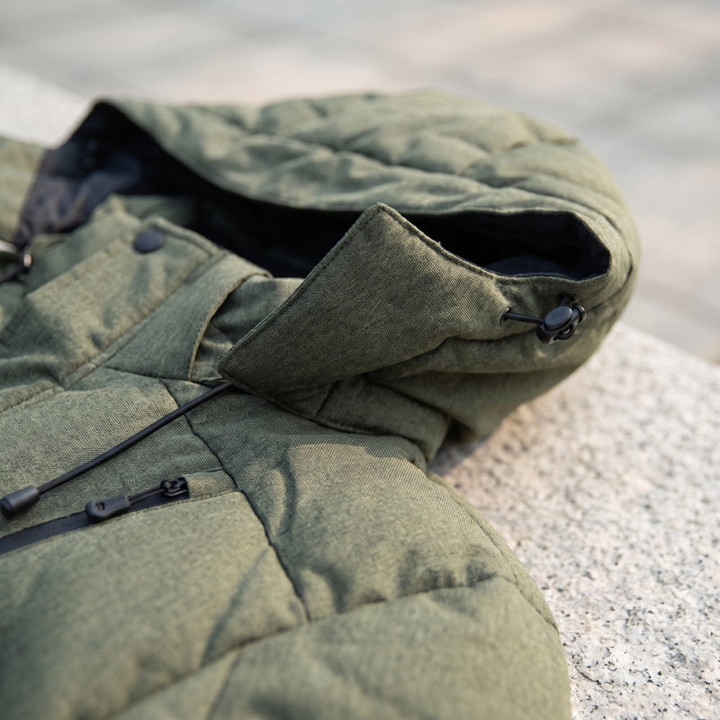 Men's Winter Down Jacket Goose Filled Water Repellent Windproof Coat, product photo 4
