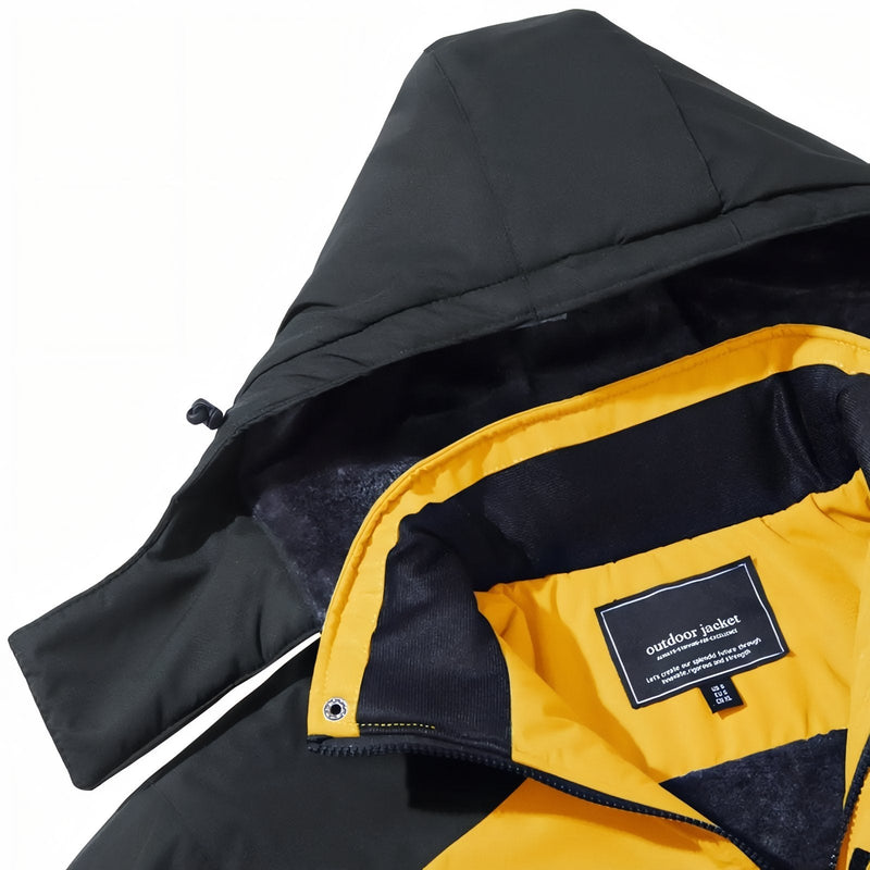 Men's Winter Hiking Jacket Waterproof Fleece Lined Trekking Coat – product view 10 | Great Lakes Outdoor