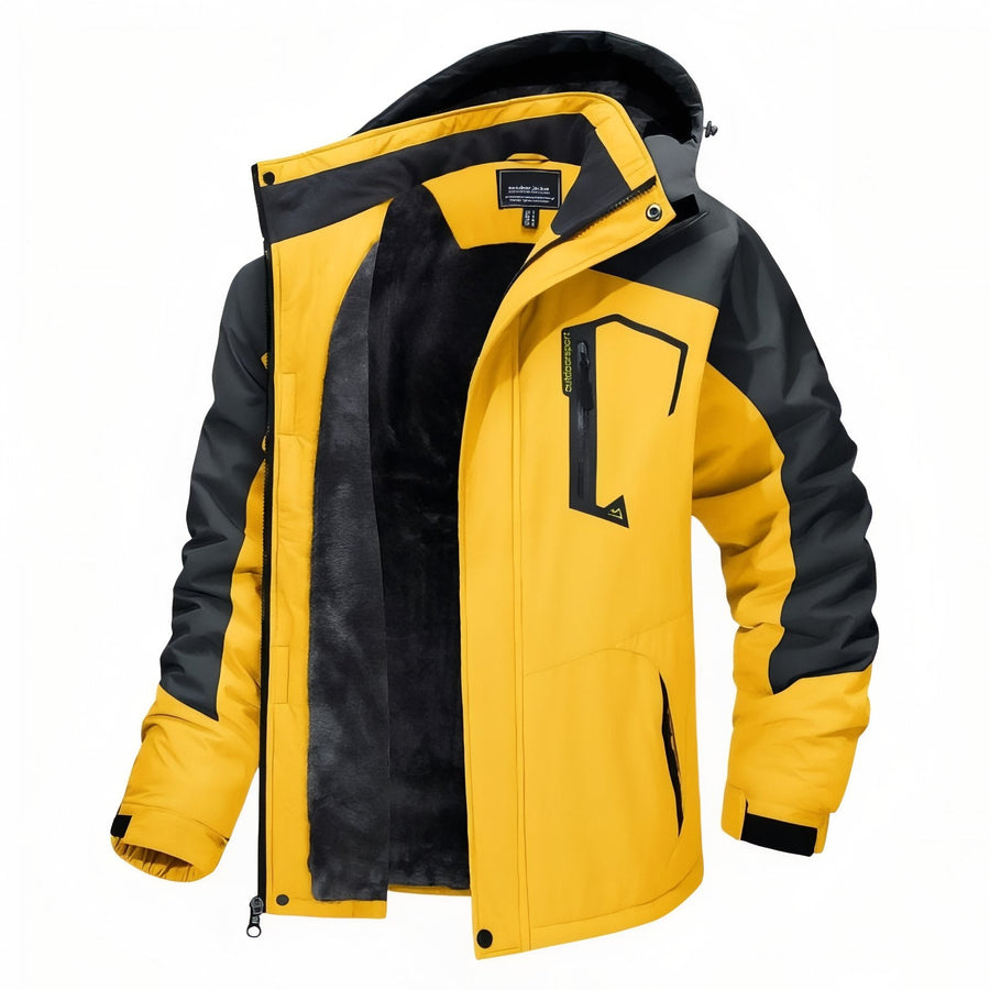 Men's Winter Hiking Jacket Waterproof Fleece Lined Trekking Coat – product view 28 | Great Lakes Outdoor