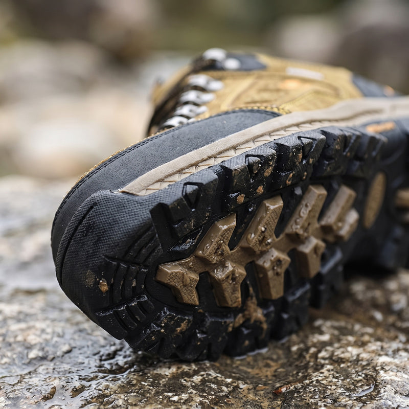 Microfiber Hiking Boots Water Resistant Breathable Trail Shoes, product photo 4