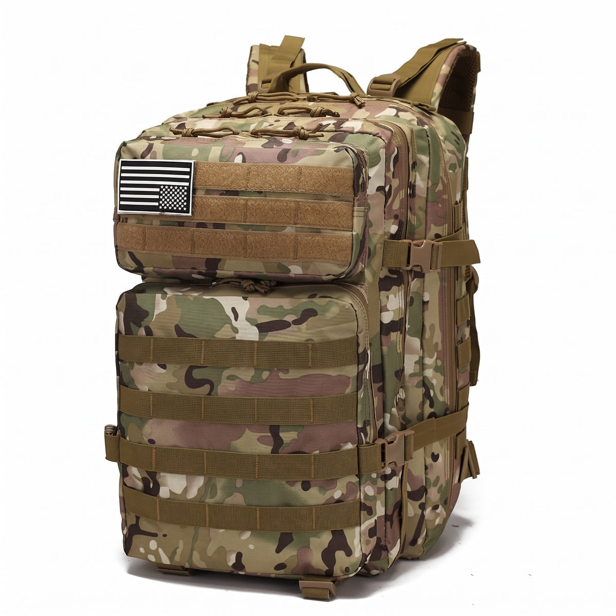 Military Backpack 45L MOLLE 600D Nylon 5 Pocket Tactical Rucksack, product photo 1