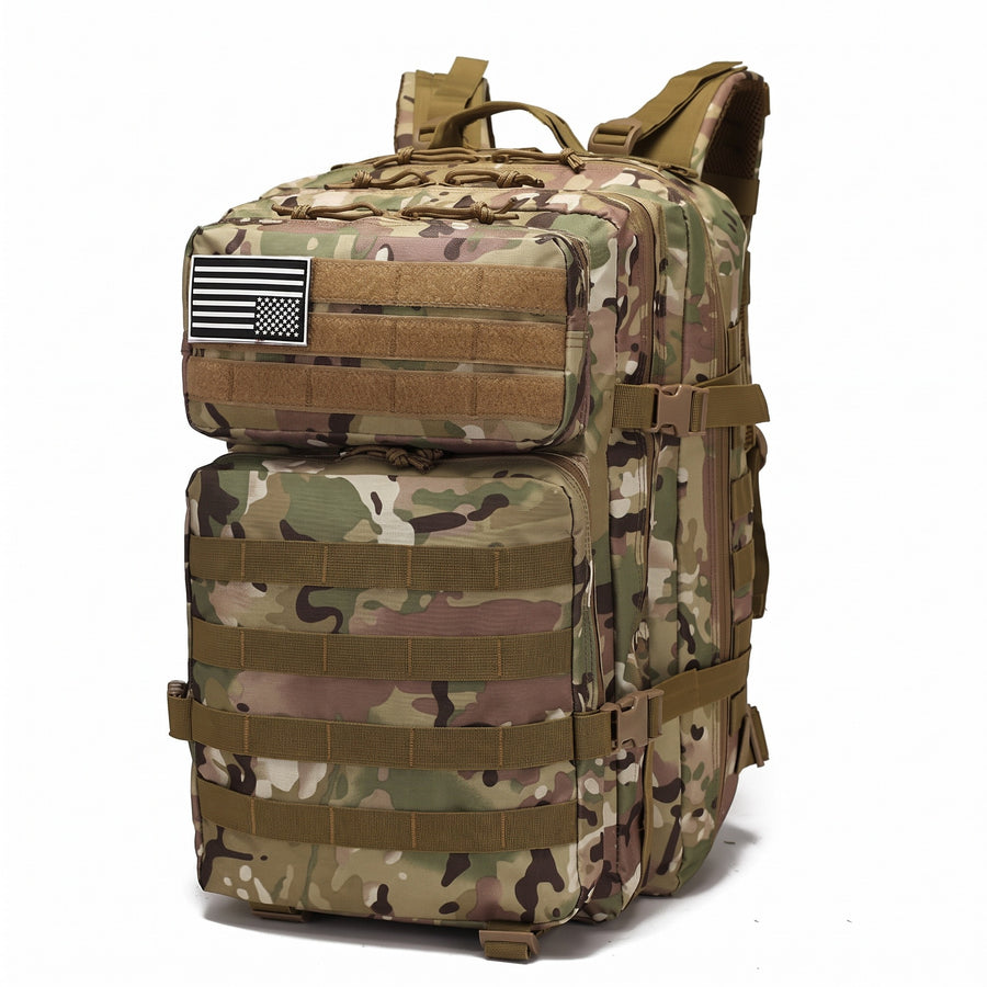 Military Backpack 45L MOLLE 600D Nylon 5 Pocket Tactical Rucksack, product photo 1