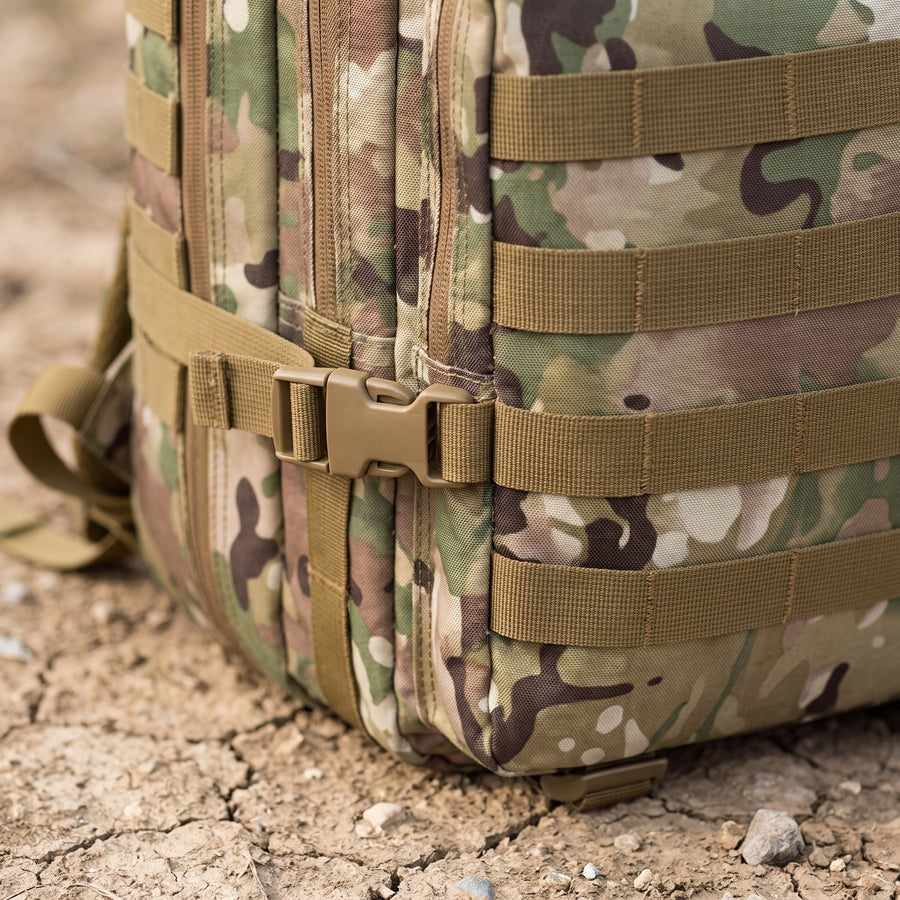 Military Backpack 45L MOLLE 600D Nylon 5 Pocket Tactical Rucksack, product photo 4