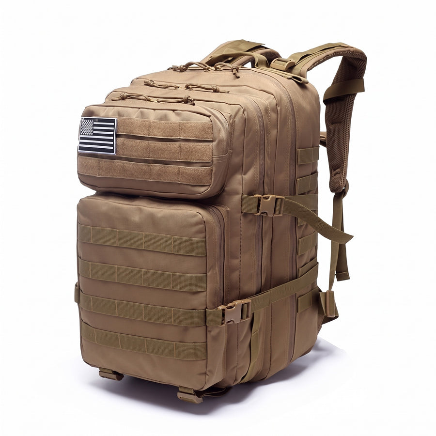 Military Backpack 45L MOLLE 600D Nylon 5 Pocket Tactical Rucksack, product photo 7