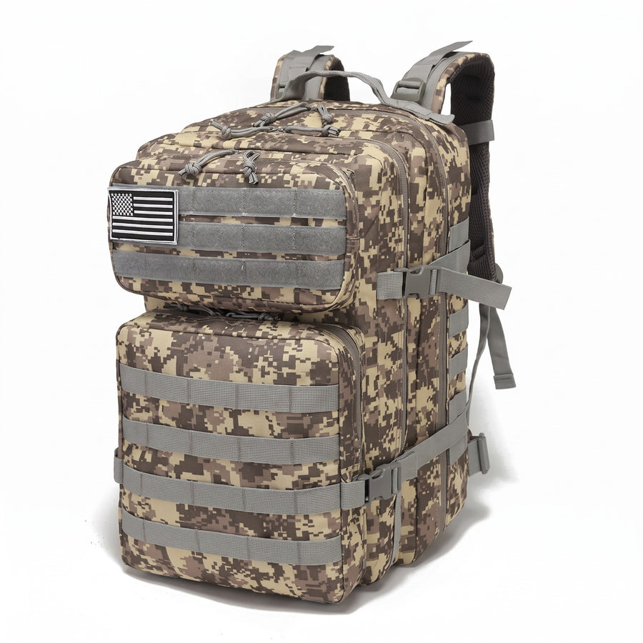Military Backpack 45L MOLLE 600D Nylon 5 Pocket Tactical Rucksack, product photo 9