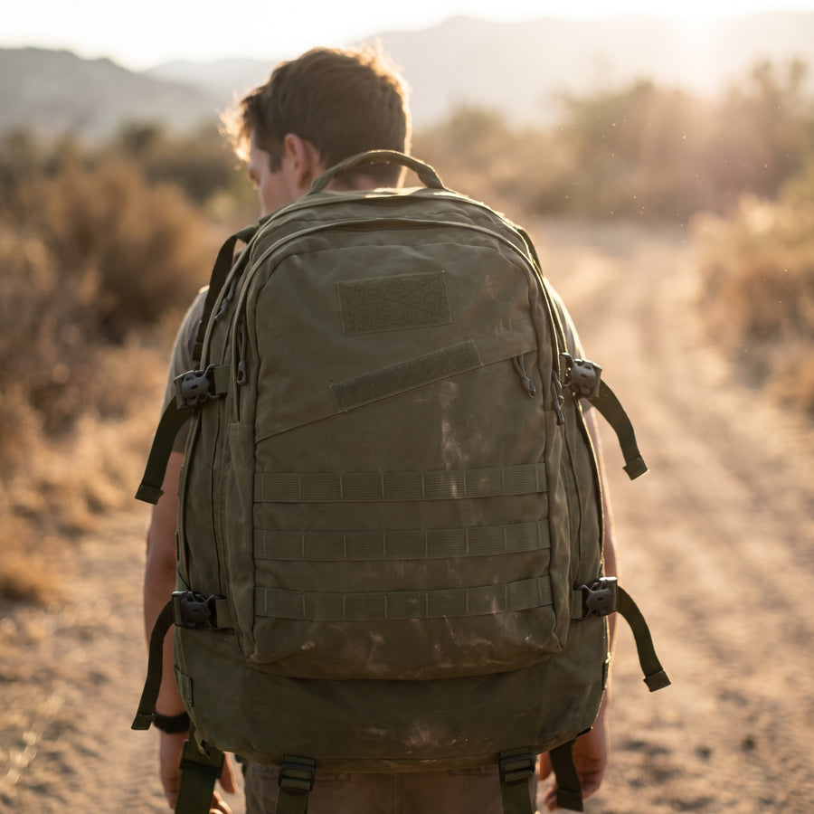 Military Backpack 55L MOLLE 600D Nylon Large Capacity Rucksack, product photo 3