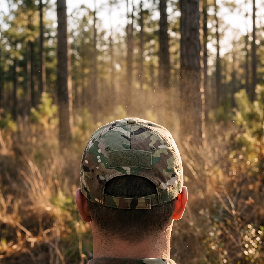 Military Cap Camouflage Adjustable Breathable Waterproof Polyester, product photo 3