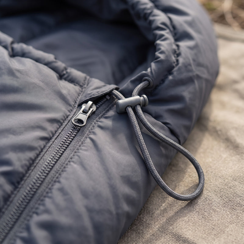 Multi Use Sleeping Bag Hooded Drawcord Rectangular All Season, product photo 4